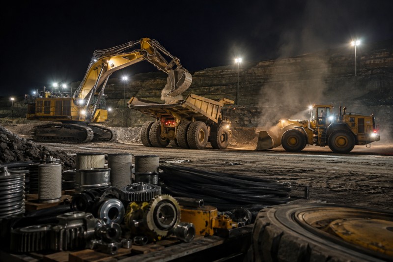 Fourniture de pièces de rechange pour la flotte minière