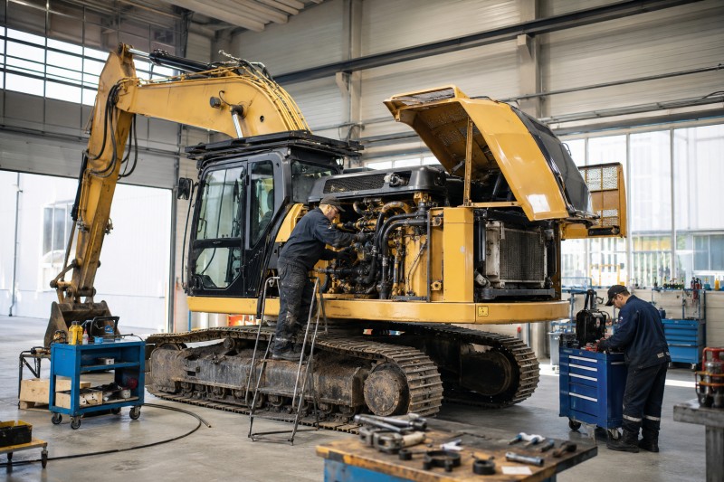 Approvisionnement en pièces de maintenance pour excavatrices